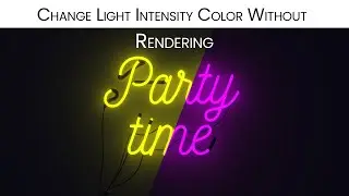 Change Light Intensity & Color without Rendering | VRay Light Mix Tutorial | Vray for 3ds max