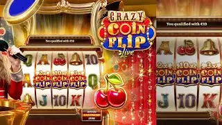 Crazy coin flip massive win #gameplay #slots #onlinecasino