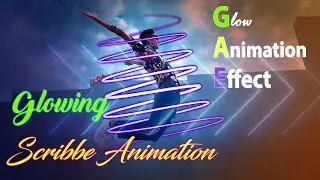 Learn How To Make Glowing Scribble Animation |Glowing lines Animation |  sam tech after effects