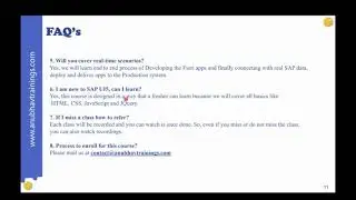 [Live] SAP UI5 and Fiori Training demo