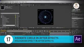 Hologram Effect in After Effects | Animate Circle in After Effects | Lesson 17/26 | Tamil Tutorial