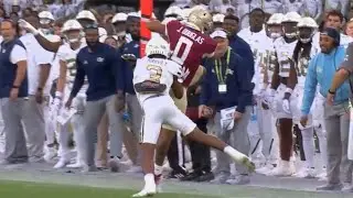 Ja’Khi Douglas INSANE Sideline Catch | #10 Florida State vs Georgia Tech