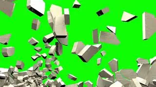 Green Screen Wall Destruction Animation | Free Download