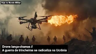 Drone lança-chamas – A guerra de trincheiras se radicaliza na Ucrânia