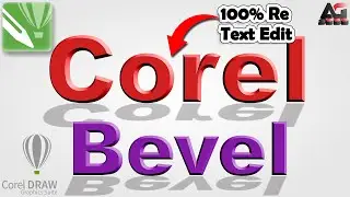 Text Bevel Effect in Coreldraw