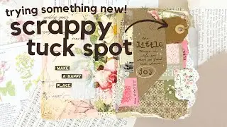 How to add a tuck spot to a junk journal page 🌟