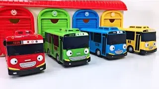 Tayo the Little Bus Teaching Colors for Kids - Learn Colours Tayo 타요 & Tomica Mountain Road Set トミカ