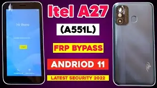 Itel A27 (A551L) Frp Bypass Andriod 11 | Infinix / Itel Remove Google Account New Method 2022