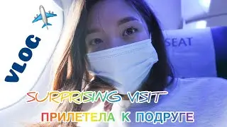 VLOG✈️ Прилетела сюрпризом к подруге| Suprising my best friend *emotional* (Eng. sub)