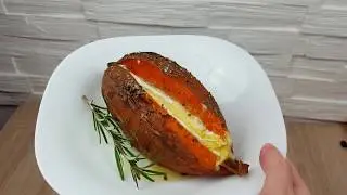 Батат запеченый с сыром Бри 🍠🧀