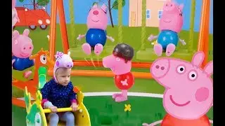 Свинка Пеппа в парке аттракционов или фантазии Милашки. Peppa pig  amusement park