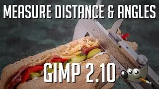 How to Measure Distances and Angles Better | GIMP 2019 Tutorial