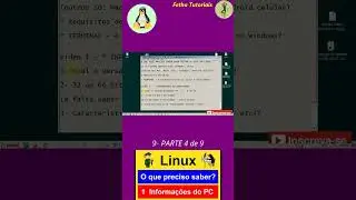 9- Curso de Linux para Leigos PARTE 4 de 9 INFORMAÇÕES DO COMPUTADOR