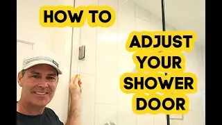 How to fix a sagging shower door 2024