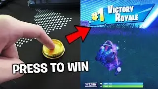 Pressing ONE BUTTON to WIN Fortnite..