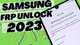 Samsung FRP Unlock Android 12 (2023): Bypass FRP A32/S22 Ultra/A33/A53/A73/S21/Note20