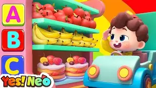 Learn ABC in the Supermarket | Phonics Song, ABC Song | Nursery Rhymes & Kids Songs | Yes! Neo