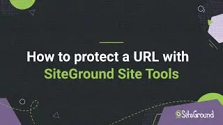 How to protect URLs in Site Tools | Tutorial