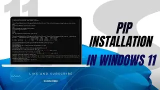 How to install pip in windows 11 within minutes | Step by Step Hindi Guide