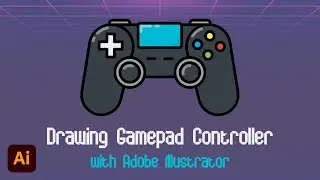 Drawing Playstation Gamepad Controller with Adobe Illustrator