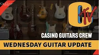 Casino Guitars Wednesday Guitar live Stream! FENDER CUSTOM SHOP MANIA!