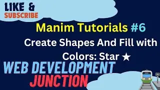 Manim Tutorial #6: Drawing and Animating Star with Python Code | Learn Animation Basics!