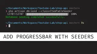 How to add/show progress bar while seeding?