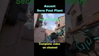 sova post plant lineups ascent #shorts #valorantclip #valorant