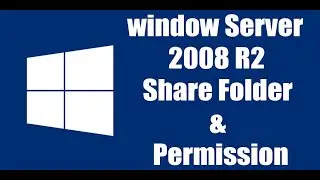 #server 08 share folder & Permission