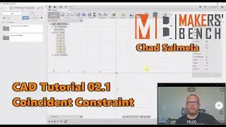 CAD Tutorial 02.1 Coincident Constraint