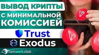 Инструкция по выводу криптовалюты TRON trx с кошельков Exodus и Trust Wallet