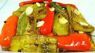 Маринованные Баклажаны Невозможно Оторваться! Быстро и Вкусно! Холодная Закуска!