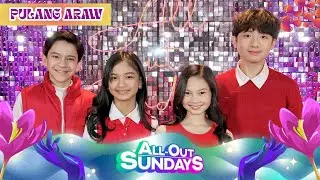 Young Adelina, Teresita, Eduardo, & Hiroshi of ‘Pulang Araw’ bring cuteness to AOS | All-Out Sundays