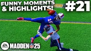 MADDEN 25 FUNNY MOMENTS + HIGHLIGHTS #21!