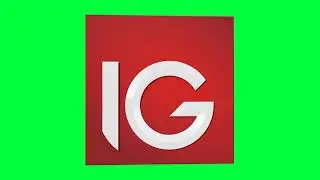 IG Group Green Screen Logo Loop Chroma Animation