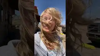 Crazy wind in the southwest 😂😮 #rvlife #rvstruggles #rvnomads