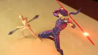 figma Cú Chulainn VS Body-kun (Stop-Motion)