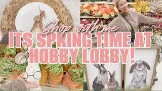 BEST OF SPRING DECOR AT HOBBY LOBBY! / SPRING SHOP SALE / TYPICALLY KATIE #2023springdecor