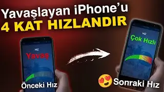 YAVAŞLAYAN İPHONE HIZLANDIRMA 5 Adımda 🔥
