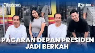 VIRAL PASANGAN KEKASIH Pacaran Depan Presiden, Ujungnya Jokowi Mau Jadi Wali Nikah!