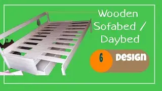 Wooden Sofa Bed/ Daybed | Furniture | Space Saver | Design no. 6 | Romar Video