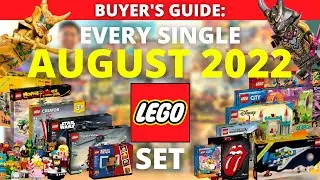 Every New LEGO Set Releasing August 1, 2022! Buyers Guide