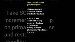 #shorts How to resolve huge gap in Datagaurd.| Interview questions #learnomate technologies