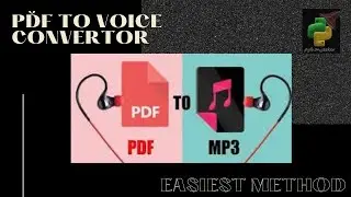 PDF to Voice Convertor using Python 