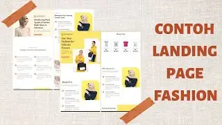 CONTOH LANDING PAGE FASHION, DOWNLOAD 3 TEMPLATE LANDING PAGE GRATIS