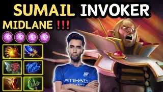 🔥 INVOKER Midlane By SUMAIL 🔥 Insane Gameplay From SUMAIL - Dota 2