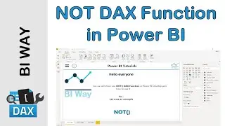 DAX Language - NOT Function in Power BI