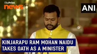 TDP leader Kinjarapu Ram Mohan Naidu takes oath as a Minister PM Modi’s Cabinet