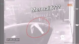 Real Mermaid transformation from surveillance camera 😱 paranormal phenomenon