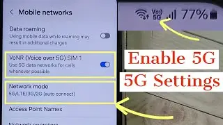 How to Enable 5G on Samsung Galaxy Note 20 | 5G Settings | Activate 5G | Turn ON 5G